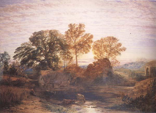 Samuel Palmer The Watermill oil painting image